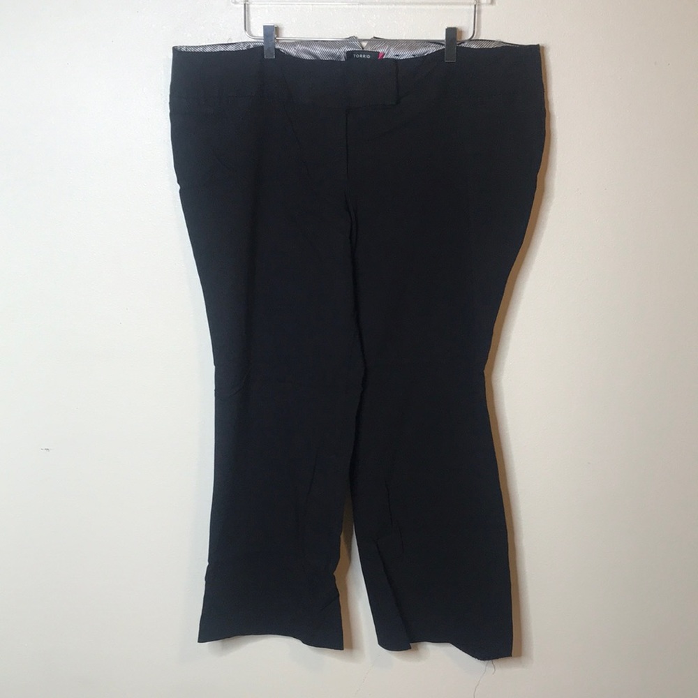 Torrid Gray Dressy Pants Sz 22S Black